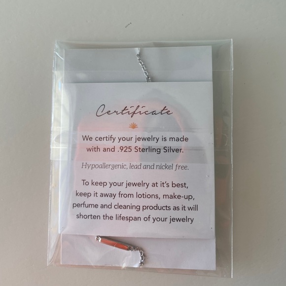 Sterling Silver Dainty Bar Bracelet - Picture 6 of 6